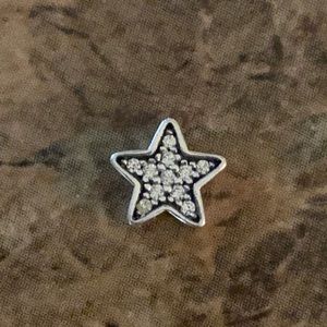 Authentic RETIRED Pandora Wishing Star Petite Locket Charm S925 ALE CZ NWOT!